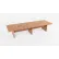 Interion® Executive Office Conference Table, Slab Base, 144"L x 48"W x 30"H, Aged Oak