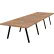 Interion® Executive Office Conference Table, A-Frame, 168"L x 48"W x 30"H, Aged Oak