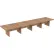 Interion® Executive Office Conference Table, Slab Base, 216"L x 48"W x 30"H, Aged Oak