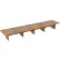 Interion® Executive Office Conference Table, Slab Base, 240"L x 48"W x 30"H, Aged Oak