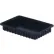 LEWISBins ESD-Safe Divider Box, 16-1/2"L x 10-29/32"W x 2-1/2"H, Black, Polypropylene - Pkg Qty 6