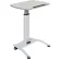 Luxor® Pneumatic Height Adjustable Lectern - White
