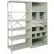 Swinging Doors For Shelving, 36"Wx84"H - For T-Post Gray