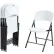 Lifetime® Durastyle Folding Chair, White Granite, Pack of 4