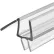Prime-Line M 6258 -1 Frameless Shower Door Bottom Seal, 3/8 in. x 36 in., Vinyl, Clear