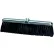 Milwaukee Dustless 30"W Push Broom Head with Heavy-Duty Black Polypropylene Bristles and Steel Frame - Pkg Qty 6