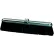 Milwaukee Dustless 18"W Push Broom Head w/Average-Duty Black Polypropylene Bristles and Steel Frame - Pkg Qty 12