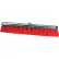 Milwaukee Dustless 18"W Push Broom Head with Red Polypropylene Bristles and Steel Frame - Pkg Qty 12