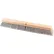 Milwaukee Dustless 24"W Perma Poly Push Broom Head with Flagged Styrene Bristles - Pkg Qty 12