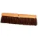 Milwaukee Dustless 18"W Push Broom Head with Heavy-Duty Palmyra Bristles and Wood Frame - Pkg Qty 12