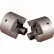 Cast Iron Jaw Coupling Hub, Style L095, 25mm Bore Diameter, 8mm x 3.3mm Keyway