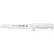 Mundial W5627-8EM - Slicing Knife, Wide, Serrated Edge, White Handle, 8"