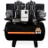Mi-T-M® Two Stage Duplex Horizontal Air Compressor, 7-1/2 HP, 120 Gal. Cap., 175 PSI, 3PH, 460V