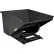 Global Industrial™ Heavy Duty Steel Self Dumping Forklift Hopper, 1-1/2 Cu. Yd, 6000 Lbs, Blk