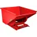Global Industrial™ Heavy Duty Steel Self Dumping Forklift Hopper, 1-1/2 Cu. Yd, 7000 Lbs, Red