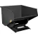 Global Industrial™ Heavy Duty Steel Self Dumping Forklift Hopper, 2 Cu. Yd, 7000 Lbs, Blk
