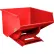 Global Industrial™ Heavy Duty Steel Self Dumping Forklift Hopper, 2 Cu. Yd, 7000 Lbs, Red