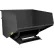 Global Industrial™ Heavy Duty Steel Self Dumping Forklift Hopper, 5 Cu. Yd, 7000 Lbs, Blk