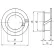 IGUS MCI-10-02 5/8" ID Double Flanged Sheet Metal Clip Bearing M250 for .072/.135 Sheet Metal