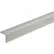 M-D® Aluminum Angle Equal Leg, 48"L x 2"W x 2"H x 1/6"D, Mill Silver
