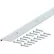 M-D Decorative Aluminum Edging With Screws 69450, 72"L, For 13/16" Thickness, Anodized