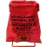MTC Bio Red Biohazard Bags w/ Black Printed Markings, 8-1/2" x 11", 100/box