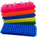 MTC™ Bio Fraction Collector Tube Rack For 1.5 ml/2 ml Tubes, 80 Place, Orange, 5 Pack