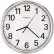 Howard Miller® Hamilton Wall Clock, 12" Overall Diameter, Silver Case, 1 AA