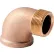 2 In. Lead Free Brass 90 Degree Street Elbow - MNPT X FNPT - 125 PSI - Import