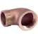 Brass 125 Lb Lead Free Fitting 3" 90 Degree Street Elbow NPT Male X Female