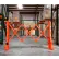 Multi-Gate Expandable Portable Barricade, Orange & White, With Connector