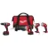 Milwaukee® 2696-24 M18™ Cordless Li-Ion 4-Tool Combo Kit, (2) 3.0Ah Batt, Charger, Bag