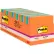 Post-it® Notes, Energy Boost Collection Colors, Cabinet Pack, 3"x3", 70 Sheets/Pad, 24 Pads/PK