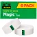 Scotch® Magic™ Tape 810-6PK, 3/4" x 1296", 1" Core, 6 Rolls/Pack