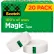 Scotch® Magic Tape Value Pack, 3/4" x 1000", 1" Core, Clear, 20/Pack