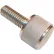 Panel Thumb Screw - 3/8-16 - 3/4" Thread - 7/8" Head Dia. - 11/16" Head H - Stainless - Pkg of 2