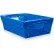 Minnesota Diversified Corrugated Plastic Nestable Tote, 18-1/4"L x 13-1/4"W x 6"H, Blue - Pkg Qty 10