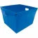 Minnesota Diversified Corrugated Plastic Nestable Tote, 21"L x 19"W x 14"H, Blue - Pkg Qty 4