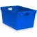 Minnesota Diversified Corrugated Plastic Nestable Tote, 24"L x 17-1/2"W x 13"H, Blue - Pkg Qty 4