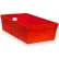 Minnesota Diversified Corrugated Plastic Nestable Tote, 30-5/8"L x 18-7/8"W x 9-1/8"H, Red - Pkg Qty 34