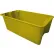 MFG Tray Plexton® Fiberglass Nest & Stack Tote, 30-5/8"L x 16-7/8"W x 11-1/8"H, Yellow - Pkg Qty 3
