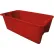 MFG Tray Plexton® Fiberglass Nest & Stack Tote, 30-5/8"L x 16-7/8"W x 11-1/8"H, Red - Pkg Qty 3