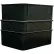 MFG Tray Molded Fiberglass Fibrestat ESD Nesting Box, 11-3/4"L x 8-3/4"W x 4-1/8"H, Black