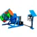 Morse® 310 Series TEFC Tilt-To-Load Drum Tumblers/Drum Mixer, 3PH, 230V, 800 lb. Weight Cap.