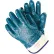 MCR Safety Predator Premium Nitrile-Coated Gloves, Blue/White, Large, 12 Pairs