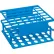 Thermo Scientific Nalgene™ Unwire™ Test Tube Half Racks, Blue, For 13mm Tubes, Case of 8