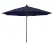 California Umbrella Venture 11' Patio Umbrella, Black Pole, Olefin Navy Fabric