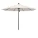 California Umbrella Venture 11' Patio Umbrella, Black Pole, Olefin Woven Granite Fabric