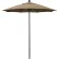 California Umbrella 7.5' Patio Umbrella, Venture Series, Bronze Pole, Sunbrella, Heather Beige