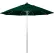 California Umbrella 9' Patio Umbrella, Venture Series, Silver Pole, Olefin Hunter Green